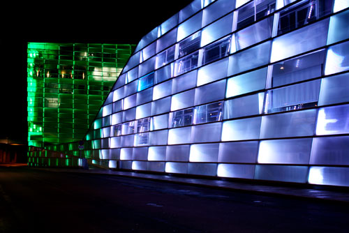 Nachtaufnahme, AEC, Ars Electronica Center