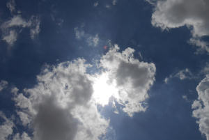 Himmel mit Wolken
